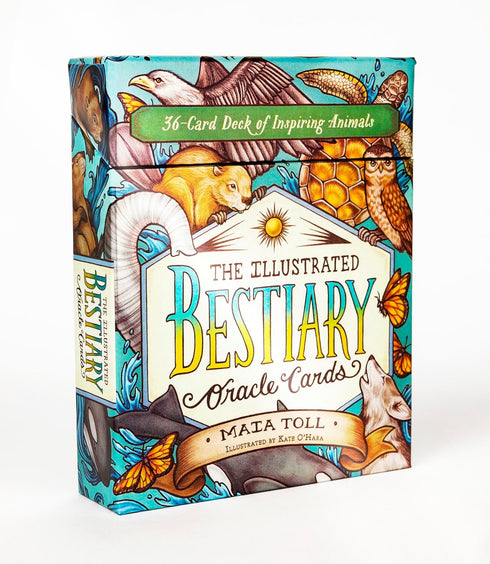 THE ILLUSTRATED BEASTIARY  ORACLE CARDS - TOLL. MAIA; O'HARA. KATE